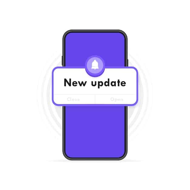 A smartphone displaying an 
