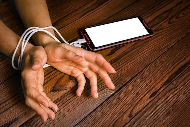 A person unplugging a phone charger from a wall socket, symbolizing the act of disconnecting from digital devices and taking a break from social media.