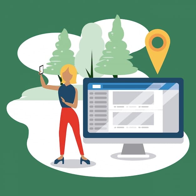 A person using a computer to access the Google Find My Device website, showing the map interface with the location of their Android phone.