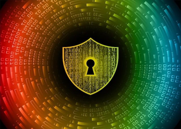 A graphic representing a layered shield with various cybersecurity icons, illustrating the multi-faceted nature of protection needed to comply with federal regulations.