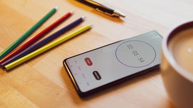 A smartphone displaying a notification for a system update. The notification highlights the importance of installing the update to improve security and performance.