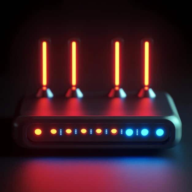 A screenshot of a router's firewall settings page, showing options for enabling the firewall and configuring rules. The router's brand logo and model number are visible.