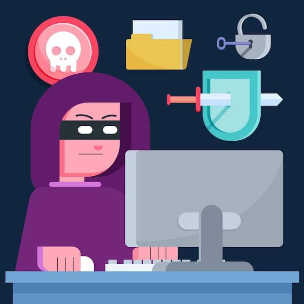 A graphic illustrating various common password hacking methods, such as phishing, brute-force attacks, and dictionary attacks. Include visual representations of these attacks in action.