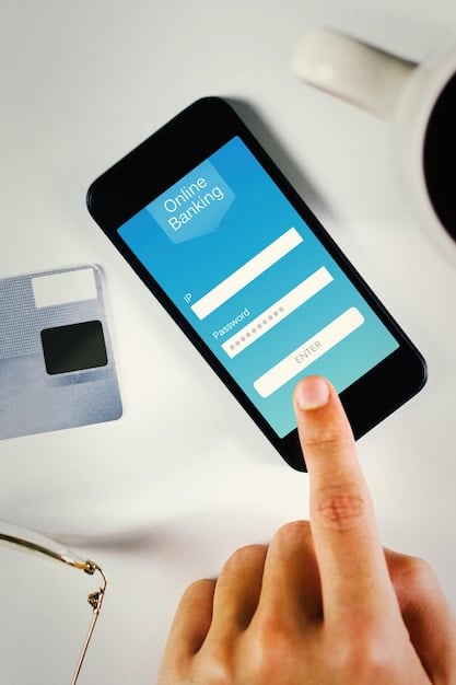 A close-up of a smartphone screen displaying a banking app's security settings, with a toggle for 