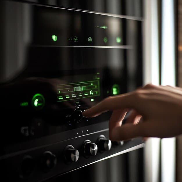 A close-up shot of a Smart TV's on-screen menu, with the 
