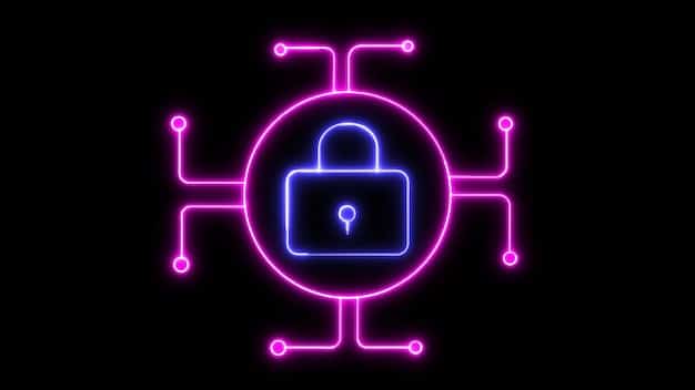 A padlock icon overlaid on a digital network diagram, symbolizing enhanced online privacy and security measures by blocking trackers.
