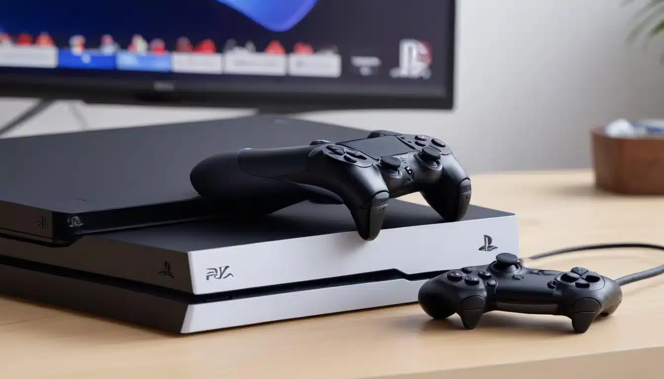 External hard drive connected to PS5 playing PS4 games