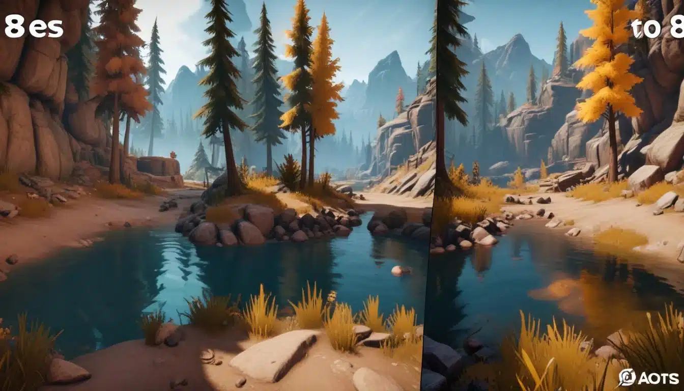 Side-by-side comparison of game performance before and after patch