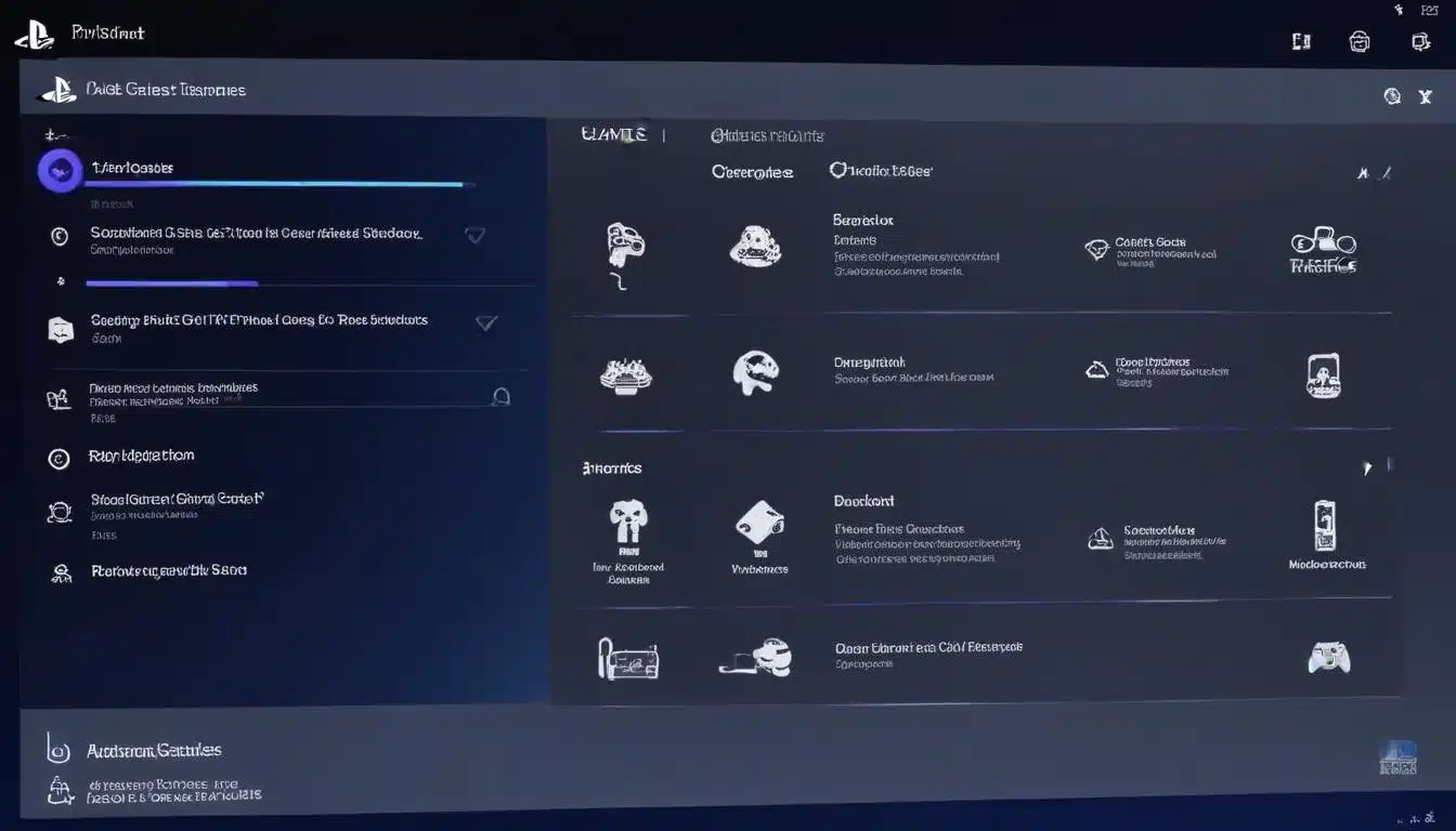 PS5 data transfer menu with game and save data selection