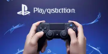 PlayStation controller with PSN logo on screen, symbolizing PSN ID change.