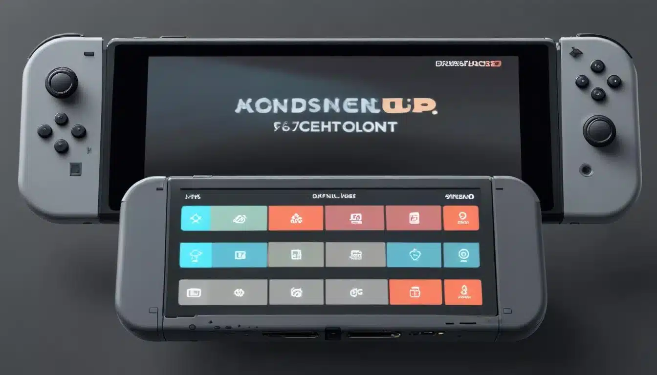 Nintendo Switch screen displaying advanced developer options menu.