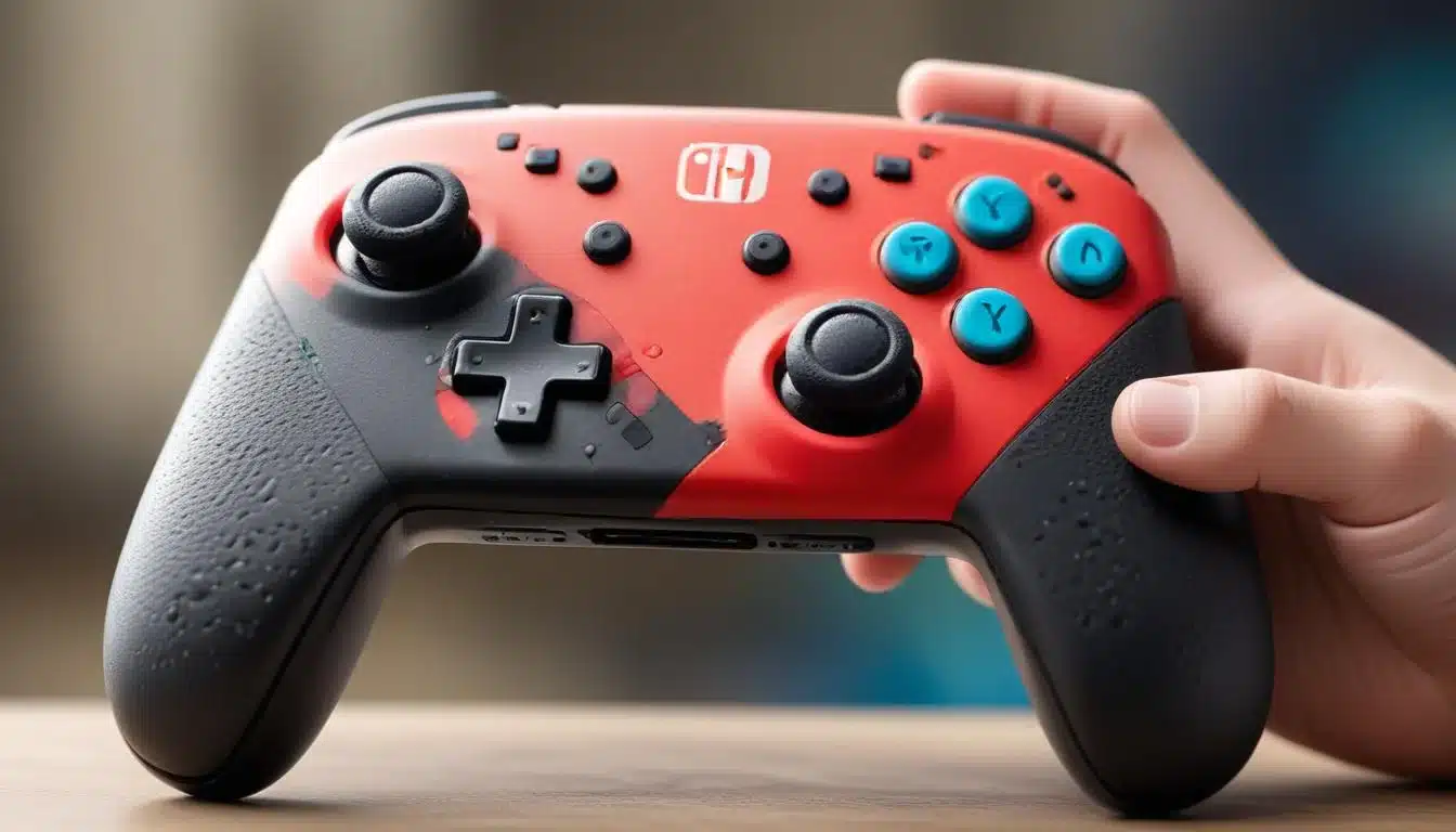 Detailed view of a durable third-party Switch controller