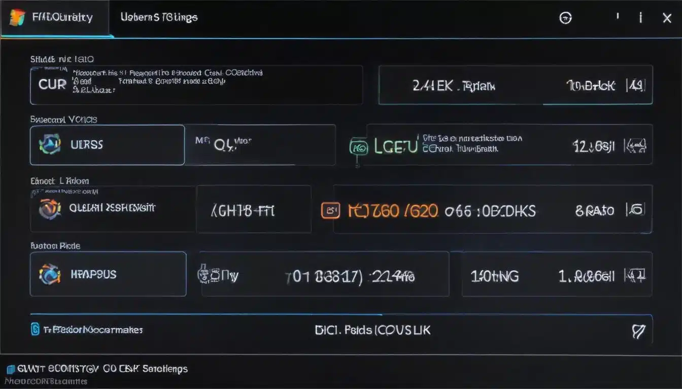 UEFI BIOS screen displaying CPU overclocking settings for ratio, Vcore, and BCLK.