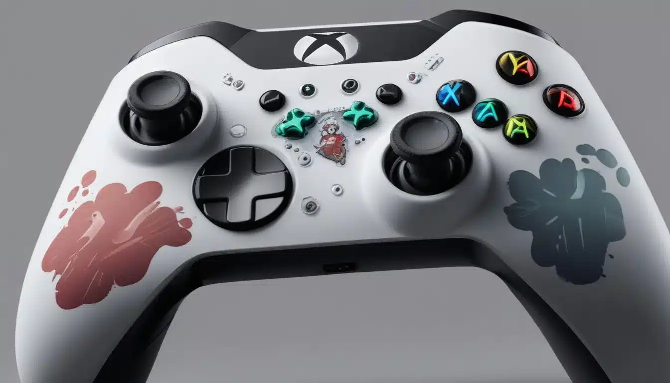 Xbox controller with customizable paddles and thumbsticks