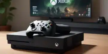 Xbox Series X console with controller and game loading screen, representing Quick Resume issues.